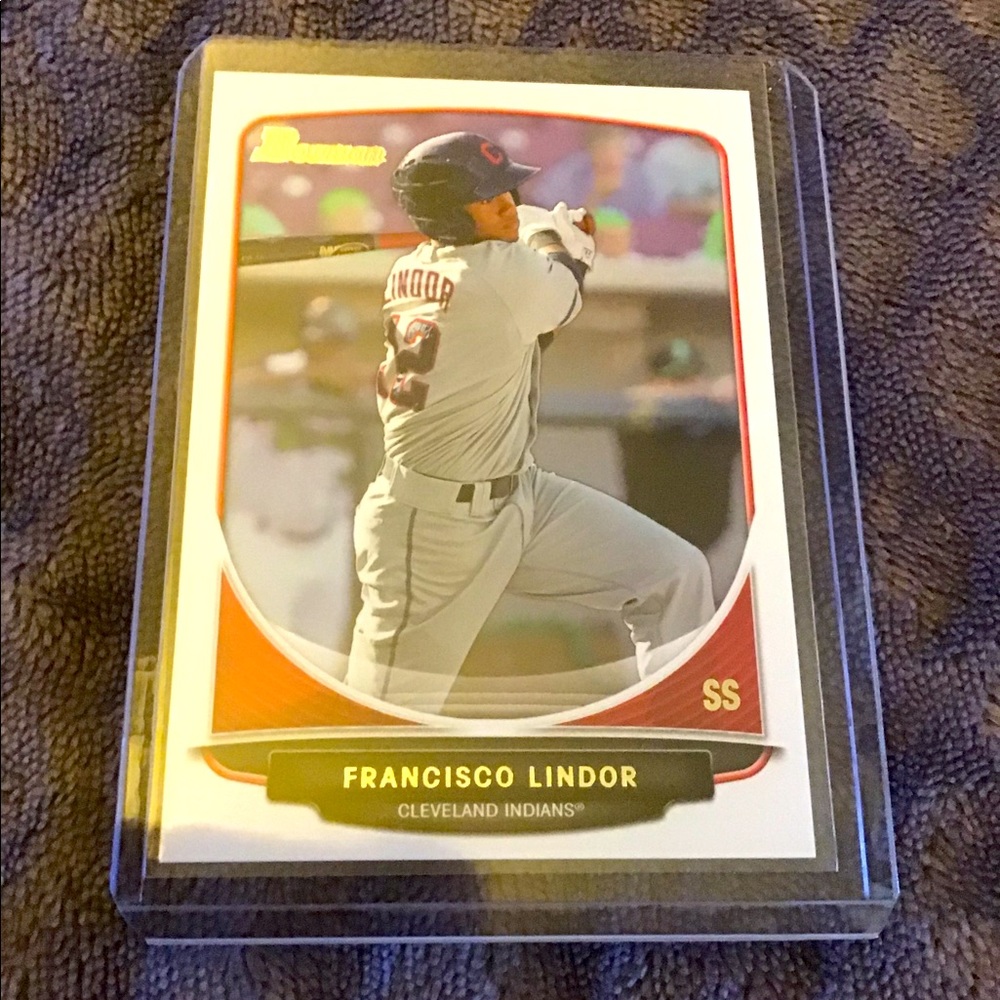 Francisco Lindor Bowman Topps Rookie Card & Topps
